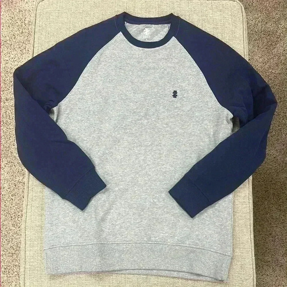 Men’s Izod Grey & Blue Sweater - Picture 1 of 5